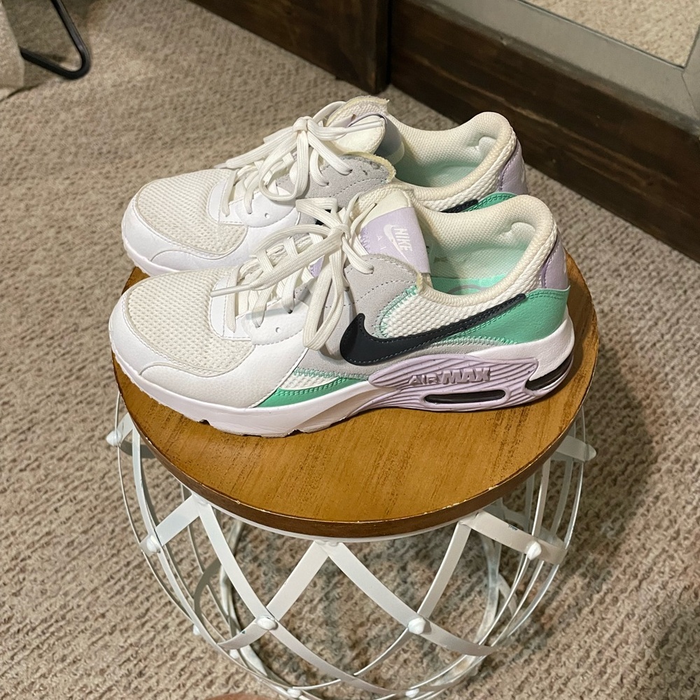 Nike Women's Air Max Sneakers - White and Mint